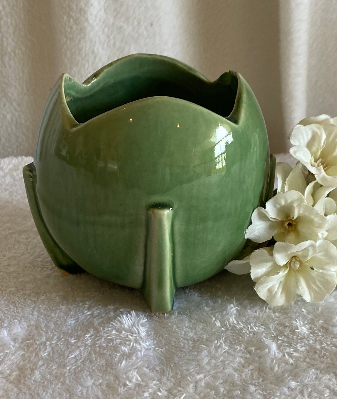 Planter/flower Pot/vase Nelson Mccoy/usa Tulip Shaped Etsy