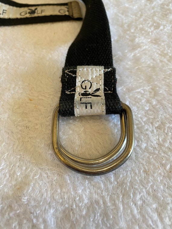 Vintage Playboy Golf Belt - D-Ring Web Belt - RARE - image 10