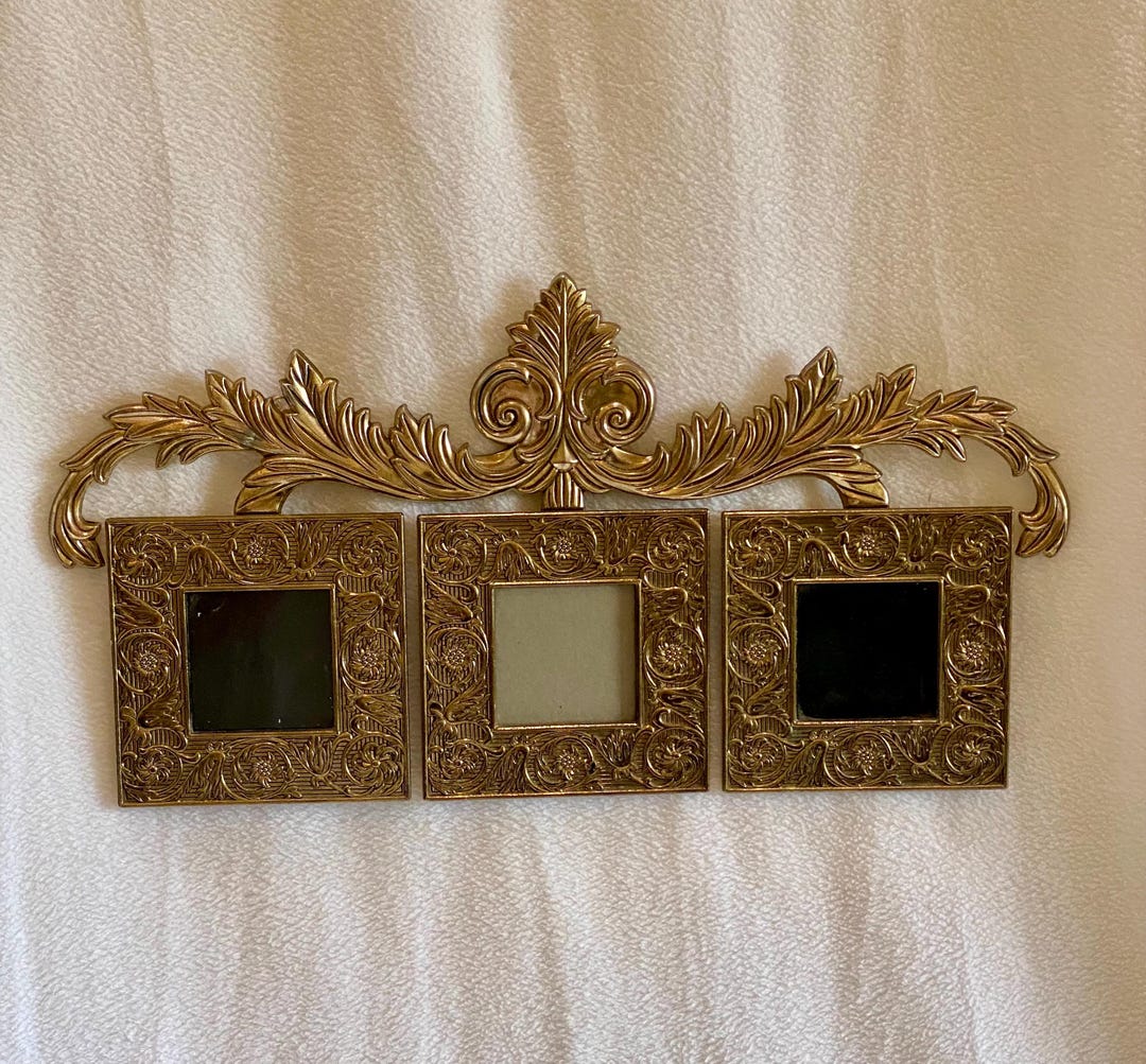 Picture Frame Topper Ornate Gold Picture Frames With Decorative Topper - the Bombay Company ...