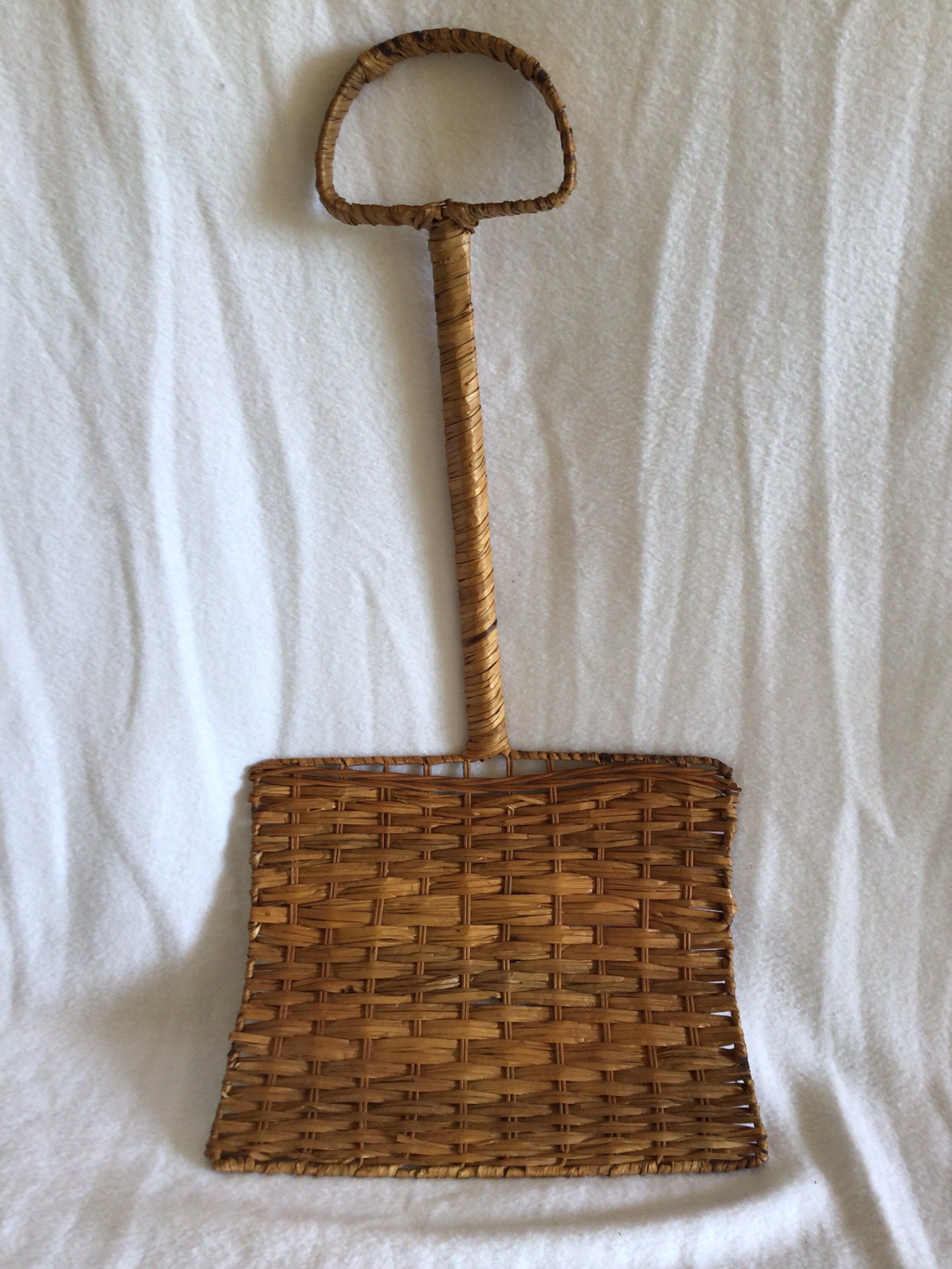 Vintage Wicker Snow Shovel Door Hanger Etsy