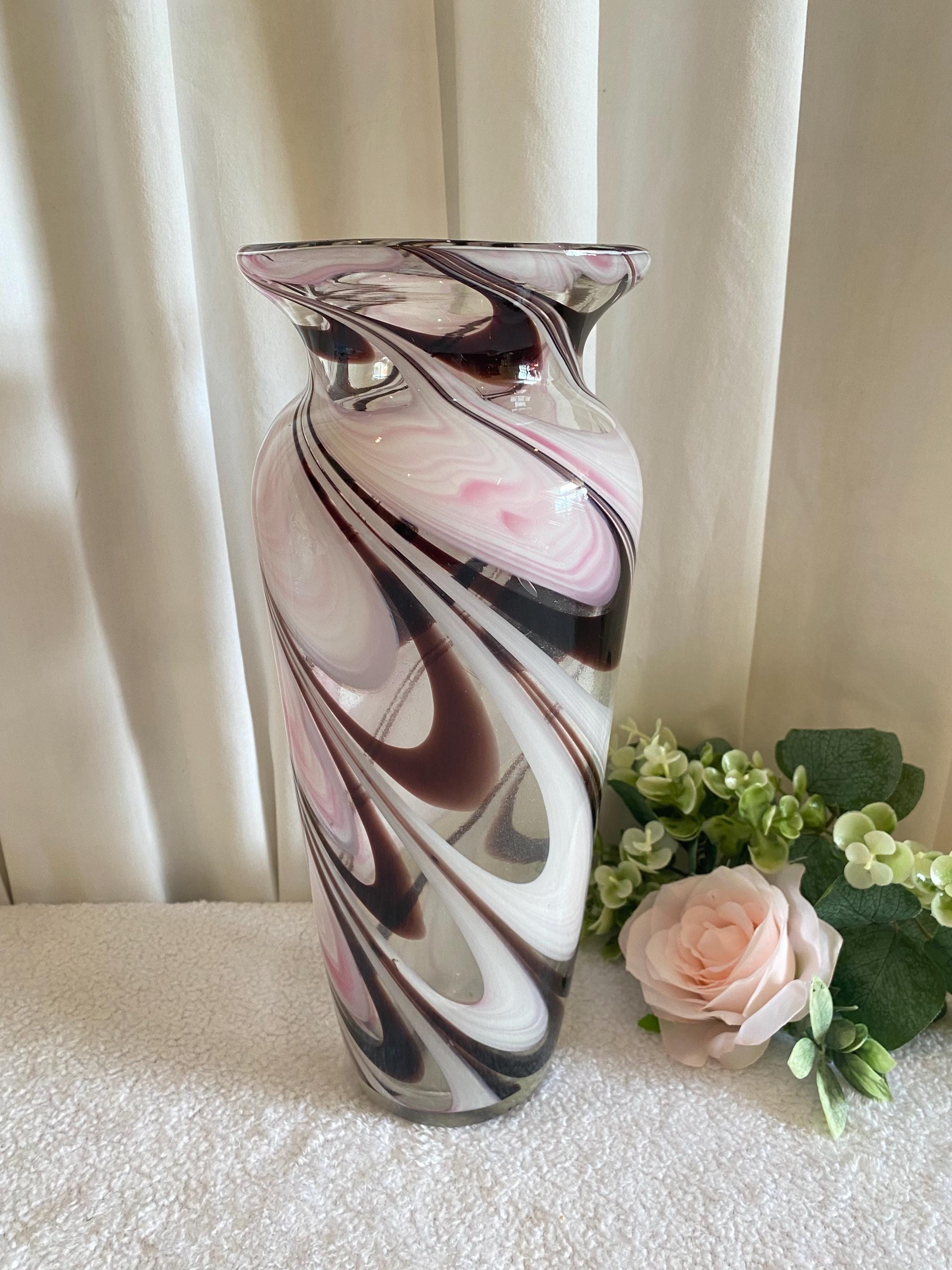 Pink Murano Vase - Etsy