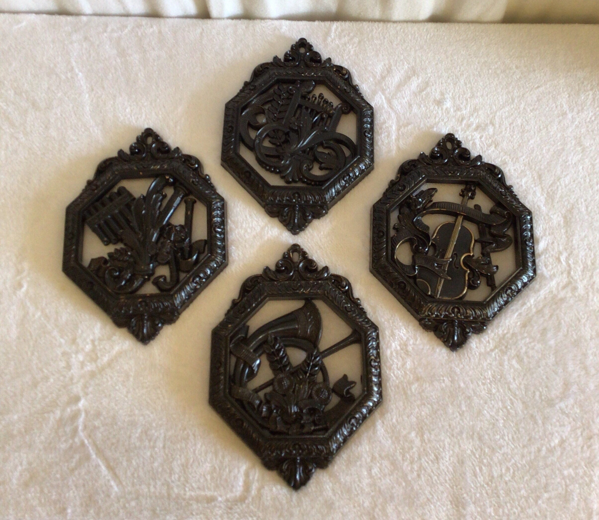Amazon.com: Tatuo 4 Pcs Wood Art Wall Decor Farmhouse