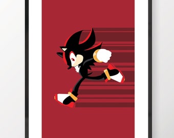 Sega- Shadow The Hedgehog Print
