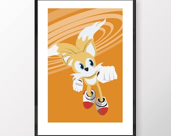 Sega- Tails Print