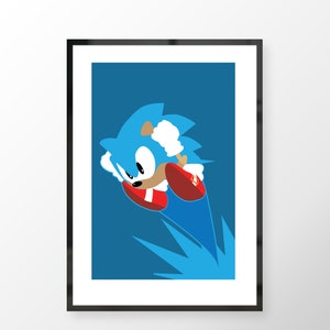 Sega- Sonic The Hedgehog Print