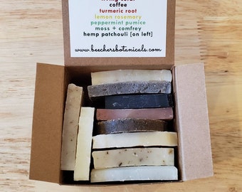 ORGANIC SOAP GIFT set | vegan soap sampler | zero waste skincare beauty