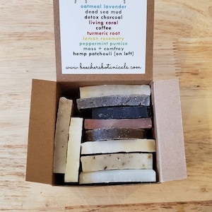 ORGANIC SOAP GIFT set | vegan soap sampler | zero waste skincare beauty
