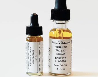 RENEWING face oil + serum | the original face serum | argan + rosehip seed | organic vegan zero waste makeup