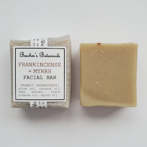 FACE WASH | frankincense + myrrh cleanser | organic vegan zero waste skincare