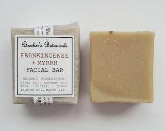 FACE WASH | frankincense + myrrh cleanser | organic vegan zero waste skincare