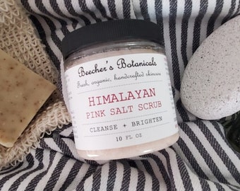 himalayan salt scrub | mango butter lime body wash | organic vegan skin self care