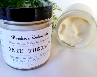 SKIN THERAPY | soothing organic skin treatment for dry skin | moisturizing | self care