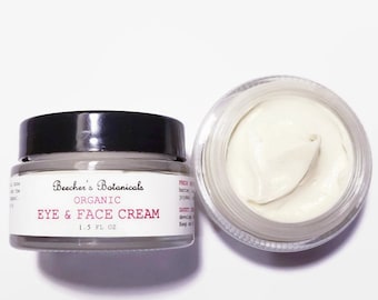 WHIPPED EYE CREAM + night face cream | shea butter + lavender oil | organic, vegan, zero waste