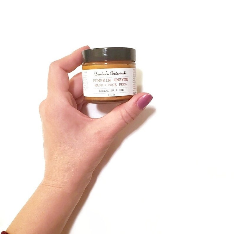 Pumpkin Enzyme Face Mask Peel Glycolic Acid Organic Etsy