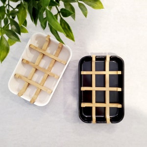 ZERO WASTE soap dish | draining soap dish | biodegradable | eco friendly | compostable | bamboo fiber | plastic free