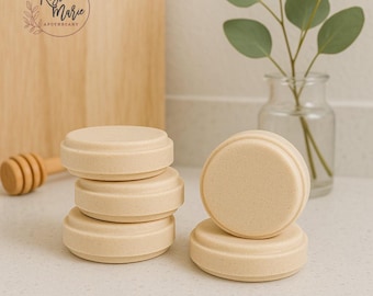 Oatmeal Honey Bath Bomb: Sweet Handmade Bath Soak, 5oz