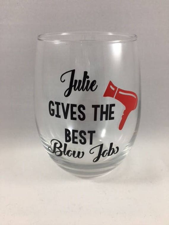 Hairdresser Wine Glass Cosmetologist Gifts Hair Stylist Etsy