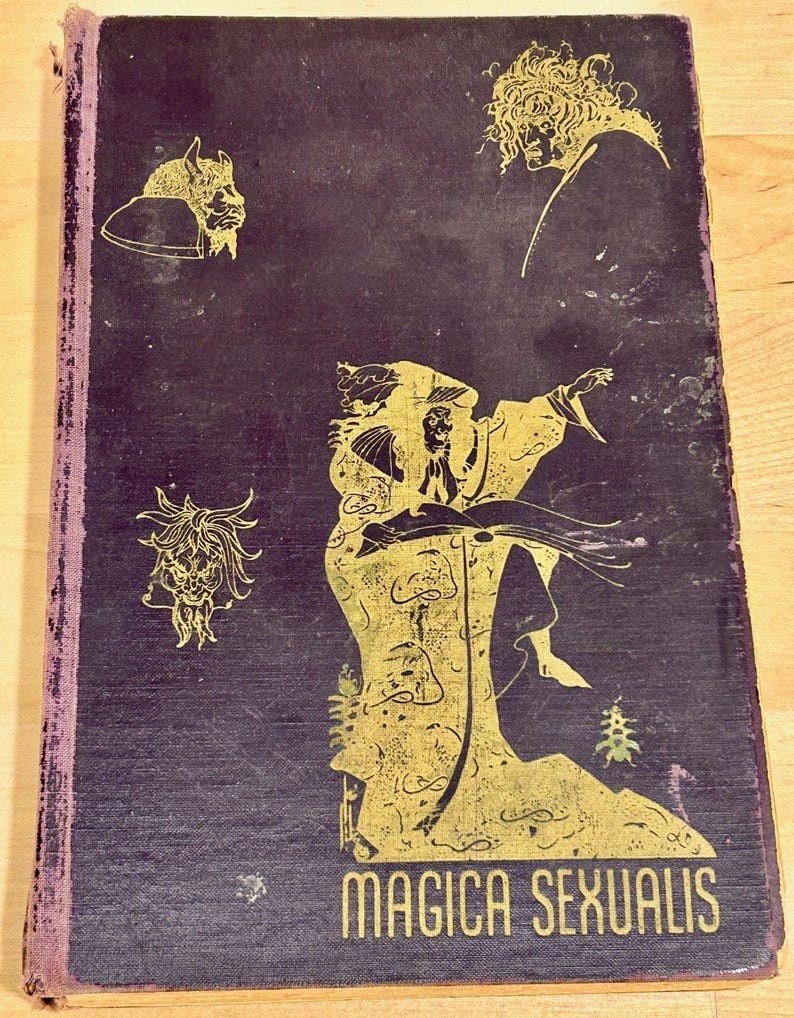 1934 Magica Sexualis Primera Edición Libro de ocultismo Laurent Nagour Falstaff Press Copia limitada numerada Antiguo Raro imagen 1