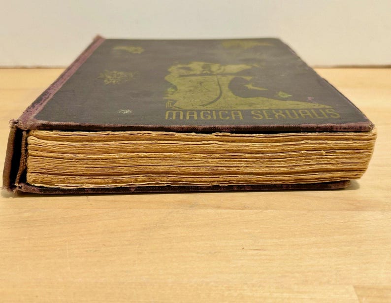 1934 Magica Sexualis Primera Edición Libro de ocultismo Laurent Nagour Falstaff Press Copia limitada numerada Antiguo Raro imagen 12