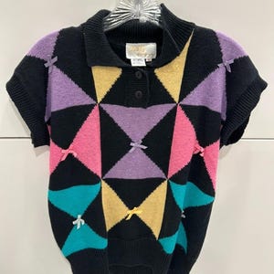 90s Triangle Sweater - Etsy