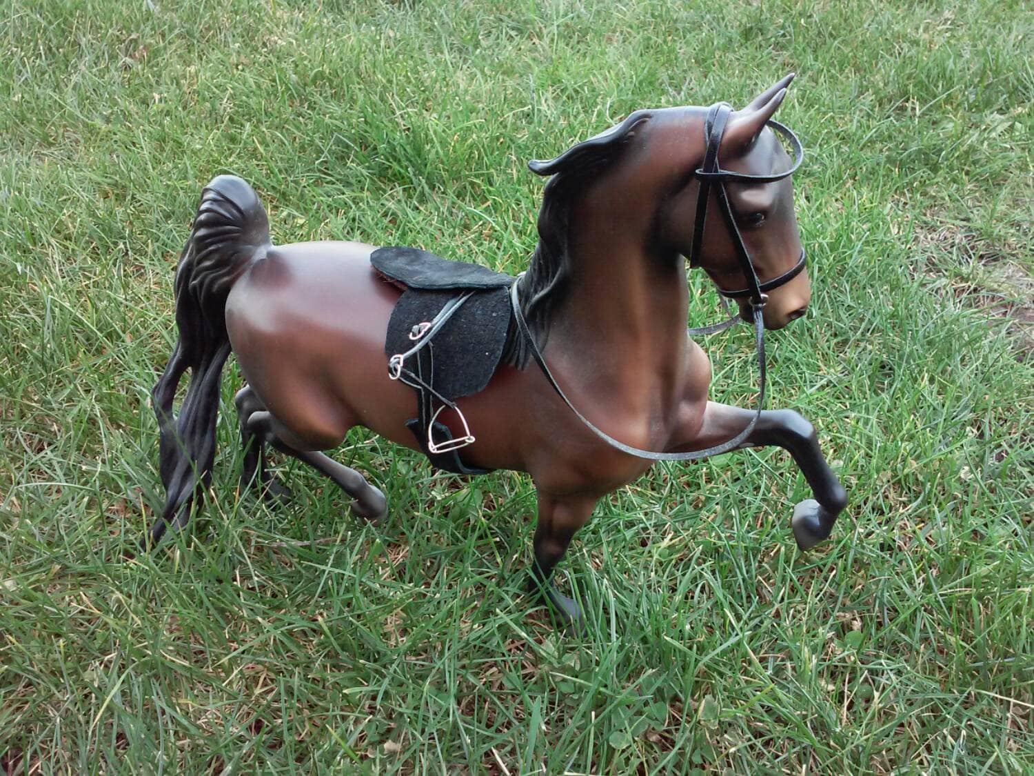 Breyer custom English saddle set bridle Etsy