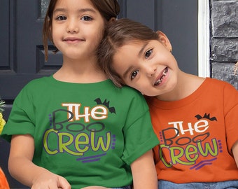 Boo Crew Halloween Shirt: Matching Family Costume Tee