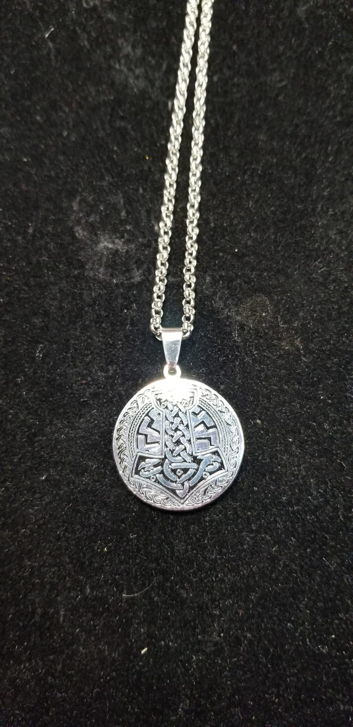 Thors Hammer Sigil Solide Sigil en acier inoxydable Thor | Etsy