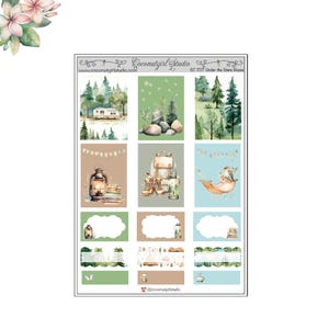 Twee dollar Tuesday Under the Stars decoratieve dozen | kamperen | EC verticaal | Fijne planner