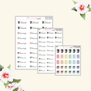Erinnerung an die Küche | Planner Aufkleber