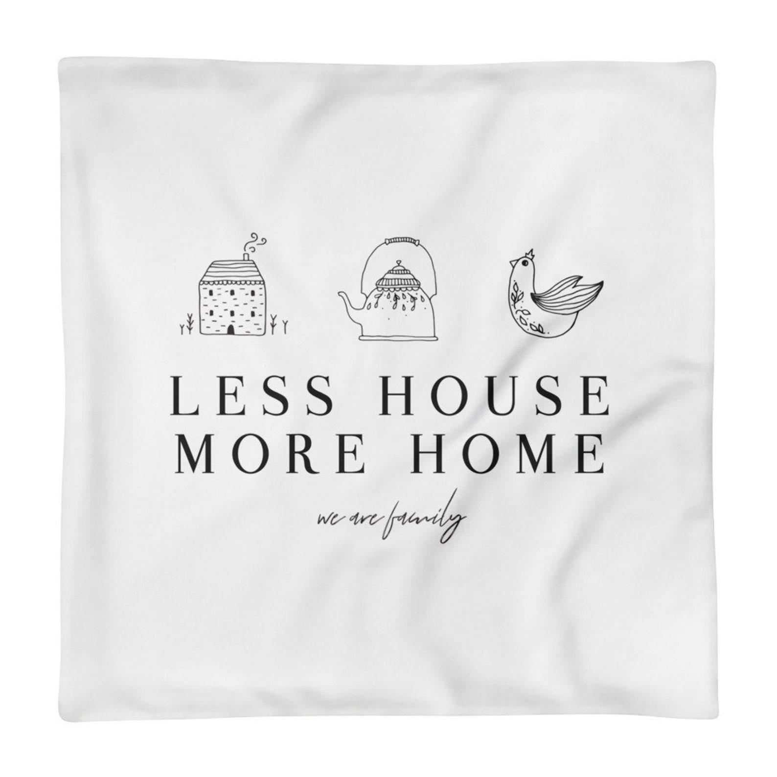 Square Pillow Case Only 2 HYGGE Designs Less House More Etsy