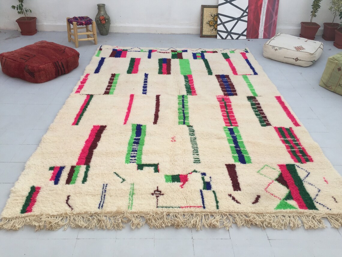 Beni Ourain Rug Custom Beni Ourain Rug Beni Rug Authentic Etsy
