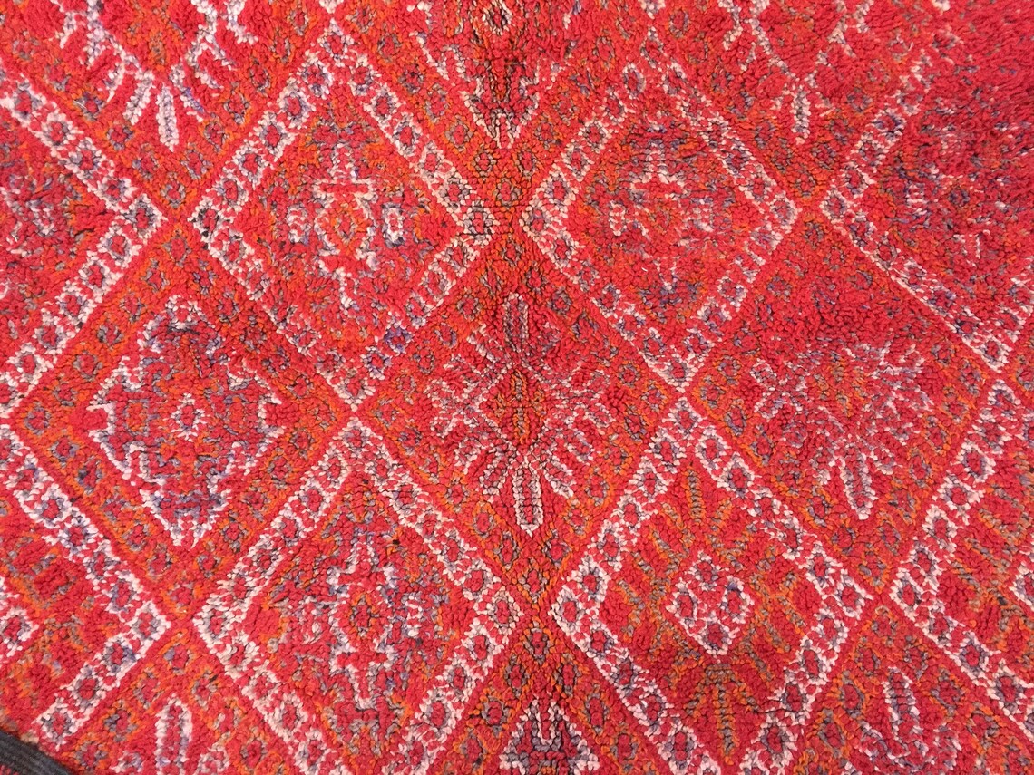 Vintage Old Carpets Bani Mguild Moroccan Rug Moroccan Rug Etsy