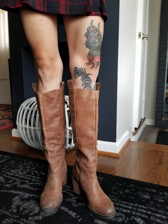 Leather Knee High Boots - image 8