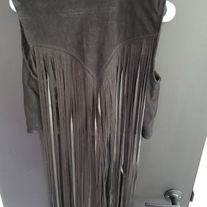 Fringe Leather Vest image 4