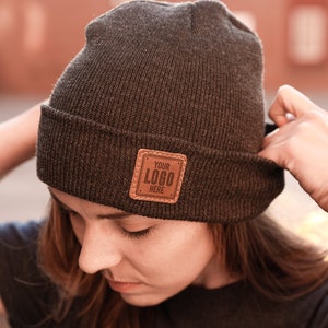 Occulto Leatherpatch Winter Mütze Beanie Occulto Leatherpatch Winter Mütze Beanie