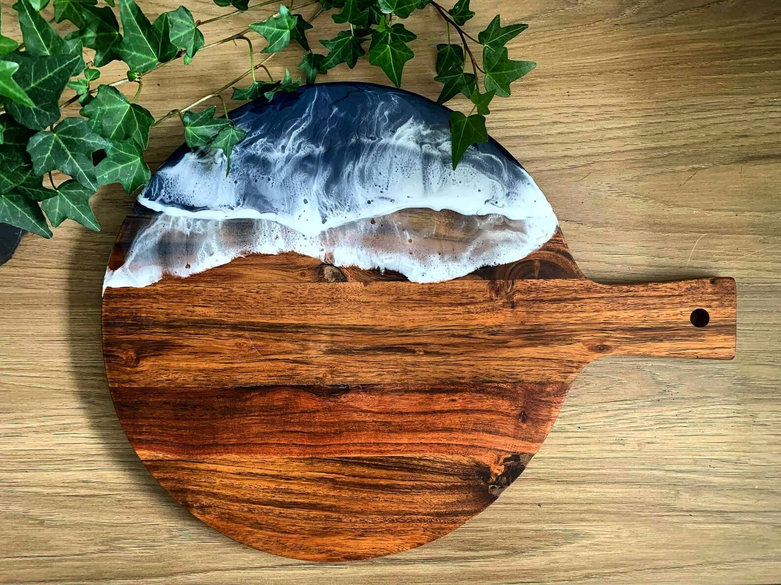 Ocean Resin Cheese Board Etsy