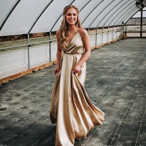 Gold Bridesmaid Dress Etsy