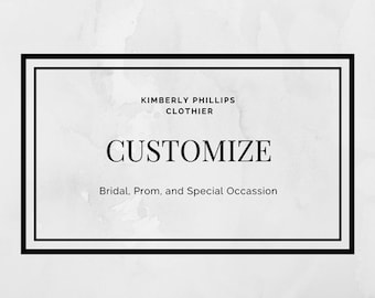Customize and Upgrade and Original Design