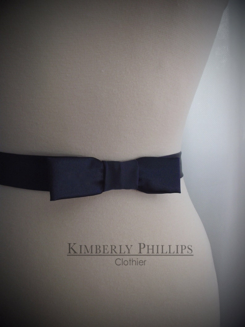 Simple Satin Bow Belt Simple Satin Bow Belt