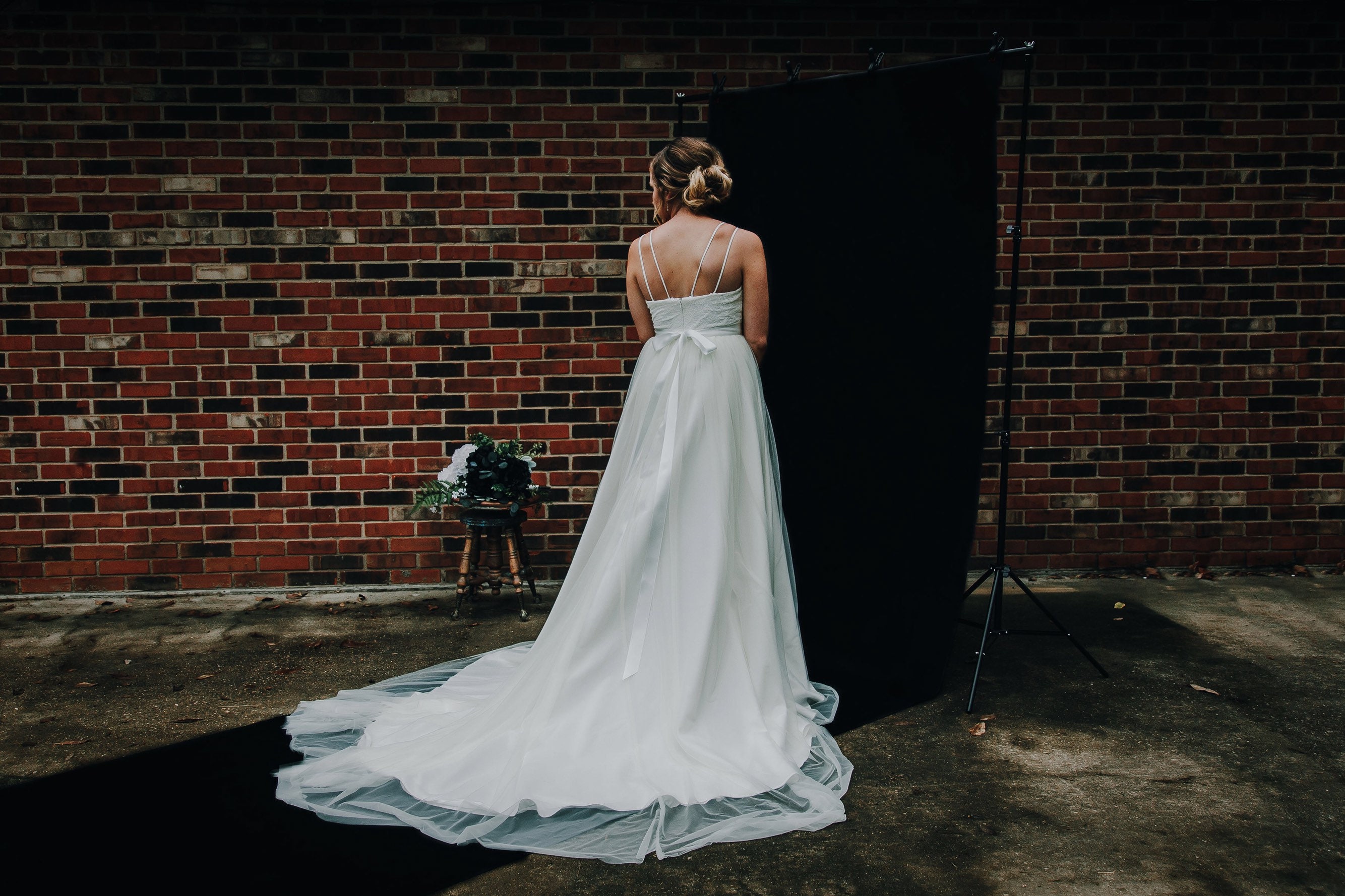 Roselette Wedding Gown Lace Spaghetti Strap