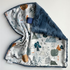 Baby boy lovey, baby shower gift, baby boy blanket, minky lovey, cuddle, lovey blanket, minky blanket, security blanket
