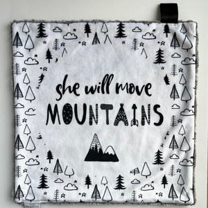 Baby girl lovey, baby shower gift, black and white lovey blanket, minky lovey, cuddle, lovey blanket, minky blanket, security blanket