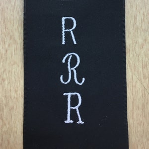Groom Groomsmen Gift - Hand Embroidered Monogrammed Silk Suspenders Custom Wedding Gift for Men bild 8
