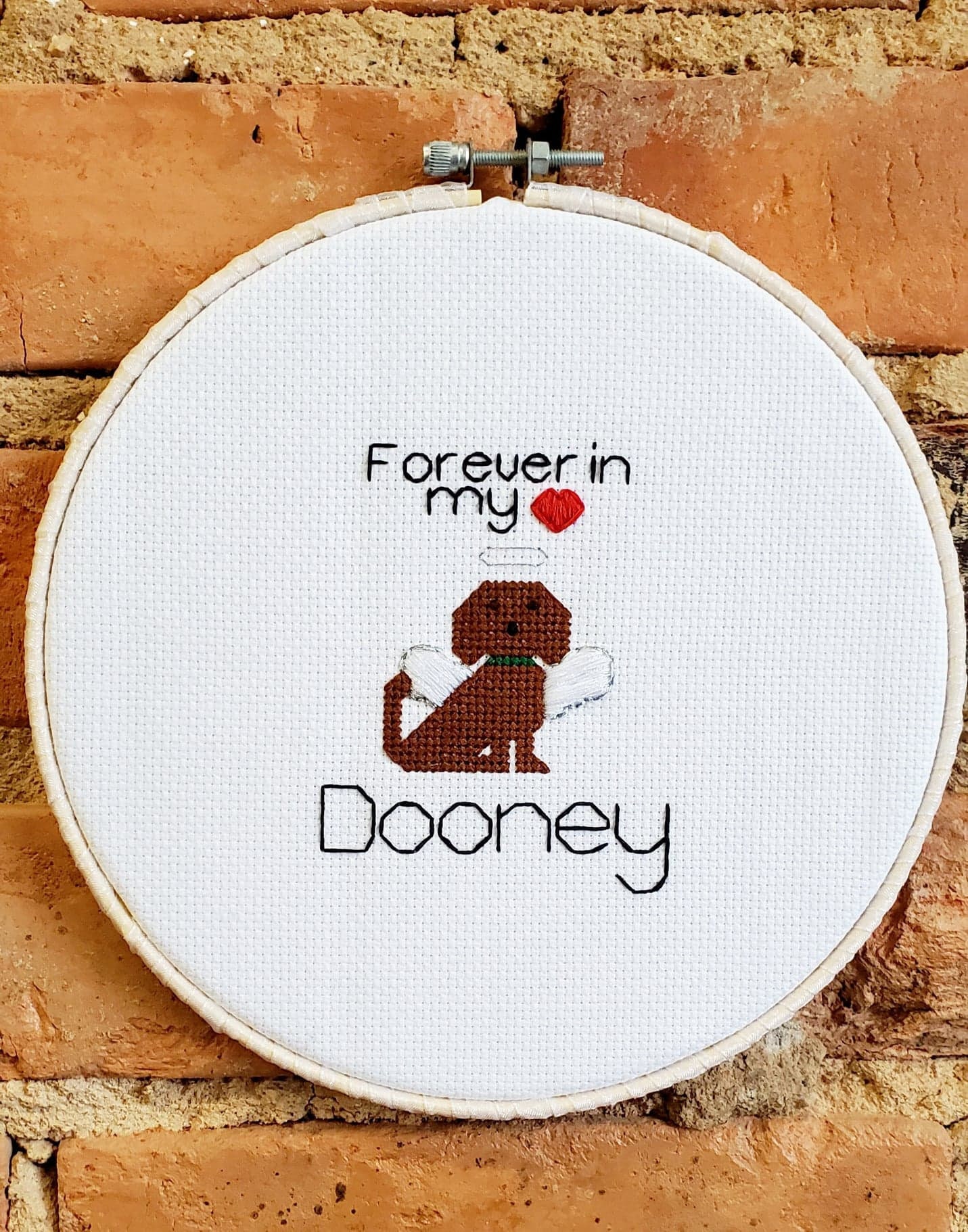 Memorial PupStitch Custom cross stitch pet loss Etsy