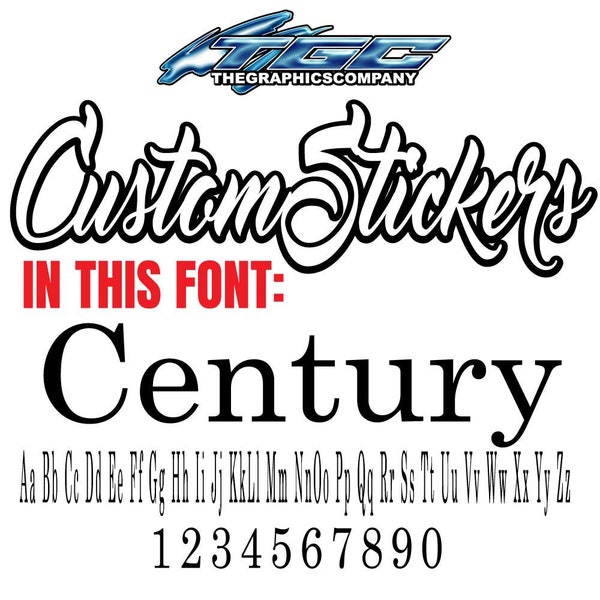 Century Boat Decals Etsy