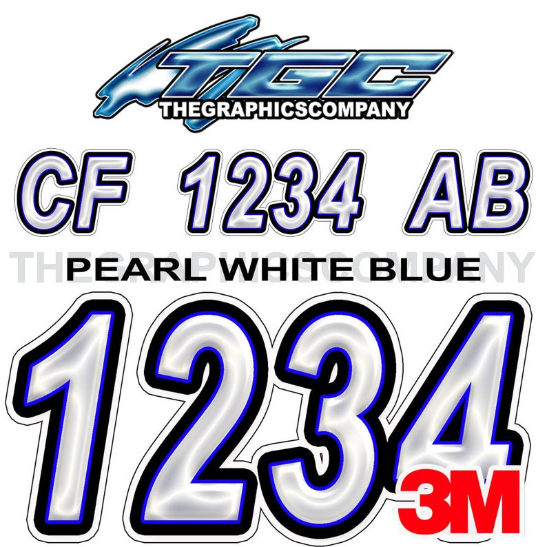Boat Registration Numbers and Letters Decals Vinyl Names and Etsy