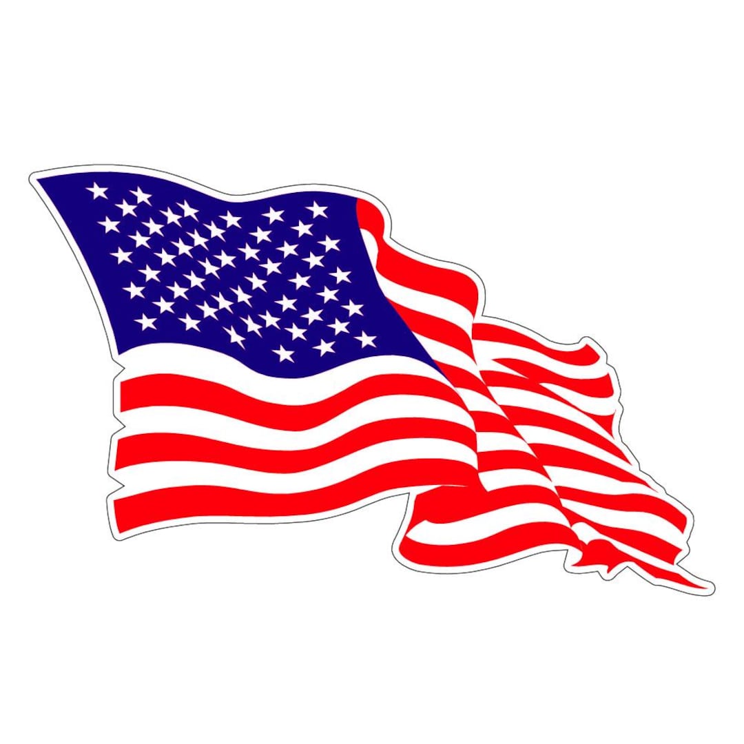 American Flag Stickers #2 Decals Window Graphic Car Truck or Boat 3