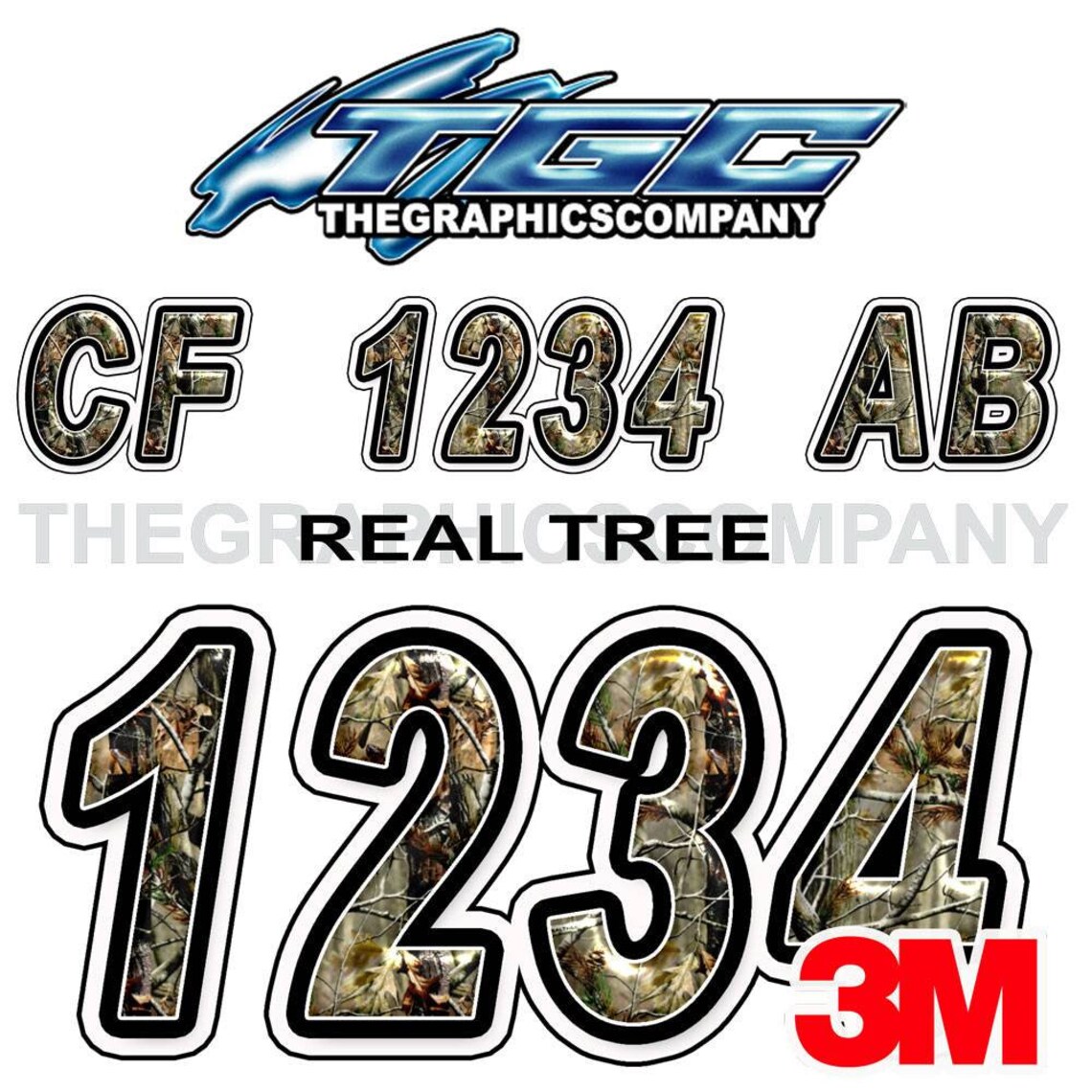 Camo Boat Registration Numbers and Letters Decals Vinyl Names Etsy