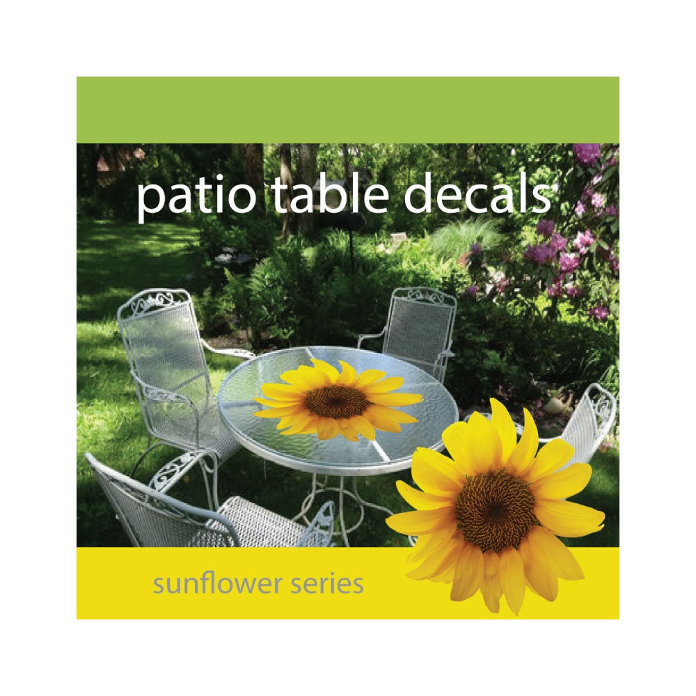 Sunflower patio table deals