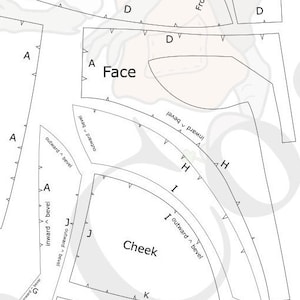 Plano de casco de armero